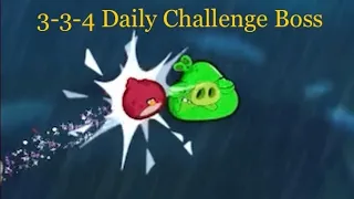 Angry Birds 2 AB2 3-3-4 Daily Challenge Boss - 1/15/2024 for extra Red card