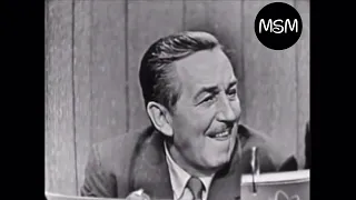 Walt Disney Appears On “What’s My Line“ 1956