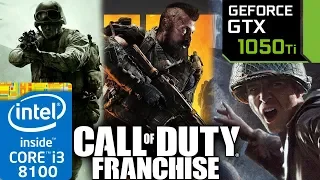 GTX 1050 ti | Call Of Duty Franchise (2003 to 2021) | 1 - 2 - Black Ops | Modern Warfare | Series