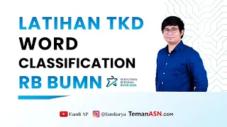 Latihan TKD Word Classification & Tips Mengerjakan | TKD BUMN 2024