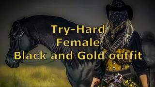 Gold and Black Female Outfit [RDO]