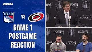 New York Rangers v Caolina Hurricanes Game 1 Postgame Coach And Player Reaction | New York Rangers