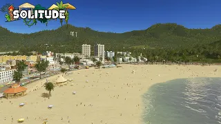 Creating a REALISTIC Functional Beach in Cities Skylines! | Solitude