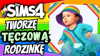 🌈 TWORZĘ TĘCZOWĄ RODZINKĘ w THE SIMS 4