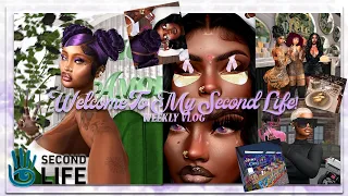 Second Life Vlog | Dinner at Fête Restaurant Experience | I DID MEELA VANDERBUILTS LASHES!!! & More