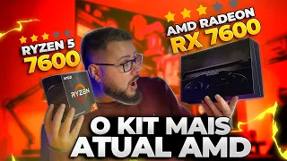 Ryzen 5 7600 e Radeon RX 7600: O KIT de "Entrada" AMD de Nova Geração!