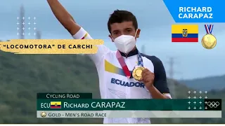 Richard Carapaz | Campeón Olimpico en ciclismo olímpico | TOKIO 2020 | MEDALLA DE ORO