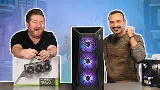 NALET BEBE'YE BİLGİSAYAR TOPLADIK! MSI RTX 4090 ve İ9-13900K @naletbebetvv