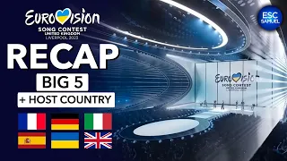 Eurovision ESC 2023 | RECAP All Songs | BIG 5 + Host Country