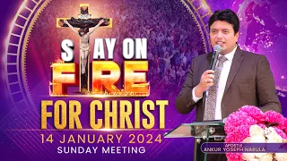 SUNDAY MEETING (SPIRITUAL FEAST WEEK-5) 14-01-2024 || Ankur Narula Ministries