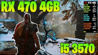 God of War - RX 470 4GB - All Best Setting Test - 1080p | offline game - no internet game