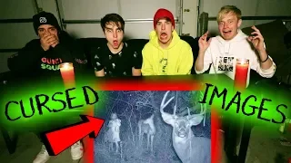 REACTING TO CURSED IMAGES & VIDEOS (scary) | Sam Golbach