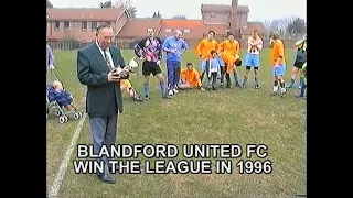 BLANDFORD UNITED LEAGUE WINNERS 1996