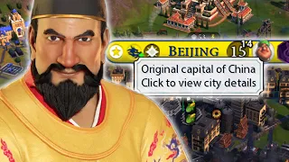 Yongle is so good in Civ 6 I don't even need my original Capital City