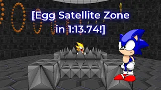 SRB2: Egg Satellite Zone Sonic 1:13.74! [V. 2.2.10]