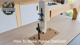 How To Make Jigsaw Table Machine  //Jigsaw stabilizer//