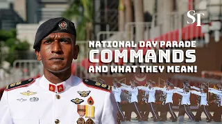 National Day Parade commands – and what they mean #NDP2023