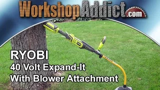 Ryobi 40 Volt Expand-It with Blower Attachment