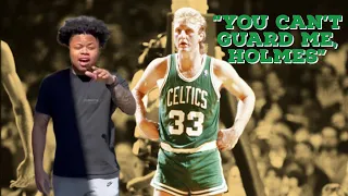 Larry Bird Trash Talking (REACTION) | FIRST TIME WATCHING