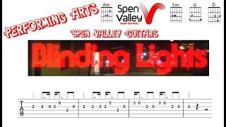 Spen Valley High School - Blinding Lights - Guitar Tutorial