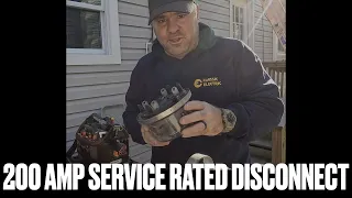 200 AMP SERVICE-RATED DISCONNECT Installation | Brick, New Jersey