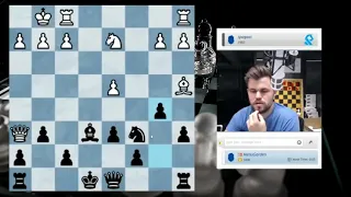 Magnus Carlsen lose to Andrey Esipenko