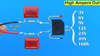 Convert #220 volt to high AMP 3v,6v,12v,24v,110v,180v DC LED driver, Transformerless multi output