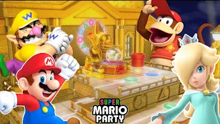 Super Mario Party - Kamek's Tantalizing Tower - Mario, Diddy, Rosalina, Wario - Master Difficulty