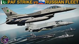 Pakistan Anti-Ship ToT Strike vs Russian Carrier Group: (Naval Battle Vid 31) | DCS WORLD