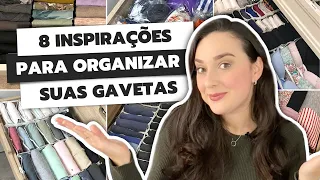 GAVETAS DO GUARDA-ROUPA: 8 INSPIRAÇÕES PARA ORGANIZAR AS SUAS | COMO ORGANIZAR GAVETAS