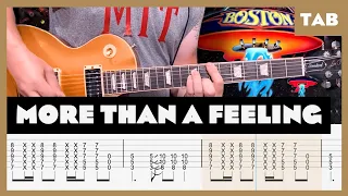 Boston - More Than a Feeling - Guitar Tab | Lesson | Cover | Tutorial