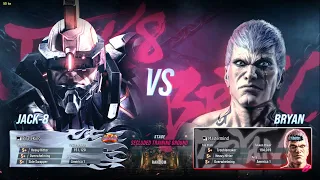 Tekken 8 Online match - (Mastermind) Bryan Vs (Pirateking) Jack 8