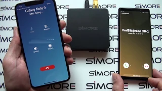 iPhone XS Max DualSIM@home router adapter with 3 active numbers without carrying any extra device