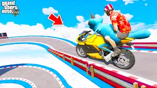 OGGY AND JACK TRIED THE IMPOSSIBLE SLOPPY ROAD ULTRA MEGA RAMP PARKOUR! (GTA 5 Funny Moments)