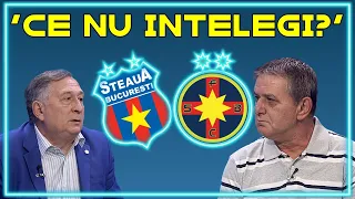 Întrebarea lui Crăciunescu despre ”războiul” FCSB - Steaua l-a stârnit pe Lăcătuș: ”Ce nu înțelegi?”