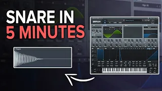 EASY WAY to MAKE a SNARE in SERUM in 5 MINUTES 🔥 *Serum sound design*