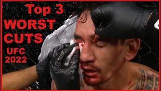 Top 3 WORST CUTS of UFC 2022