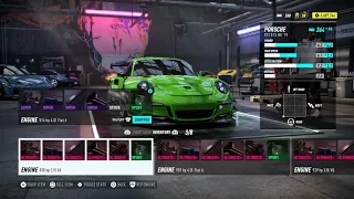 Porsche 911 GT3 RS - All Maxed out Engines Stats+Sound | Need for Speed Heat