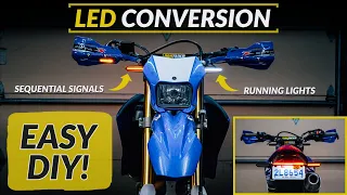 LED Turn-Signal, Running Light & Brake Light Conversion // WORKS ON ALL BIKES!