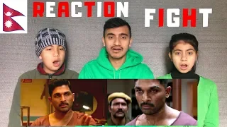 Naa Peru Surya Police Station Fight Scene Reaction Nepalese Reaction Allu Arjun