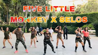 FIVE LITTLE MONKEY X SELOX || ZUMBA DANCE || FITNESS || @evalozano8133