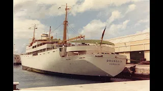 1963  Meine1 Reise als 1.Koch auf der "MS Brunseck" von Barry England nach  Barbados BWI