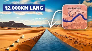 Saudi-Arabien baut den größten künstlichen Fluss der Welt (mitten in die Wüste)