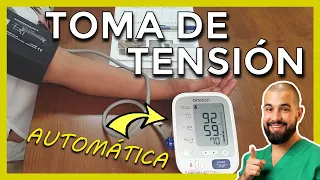 Cómo tomar la PRESIÓN ARTERIAL con tensiómetro automático. AMPA