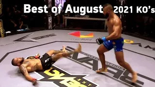 MMA's Best Knockouts of the August 2021 | Part 1, HD