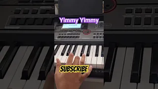 Yimmy Yimmy  (Gham Mein Soye Hain) | #shorts Yimmy Yimmy Song | Piano tutorial| #yimmyyimmy #shreya