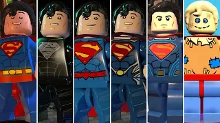 Superman Evolution in LEGO Videogames (DLC Included)