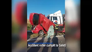 Accident rutier cumplit la Galați