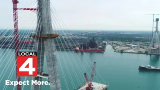 Get an inside look at progress at Gordie Howe International Bridge connecting Detroit, Canada