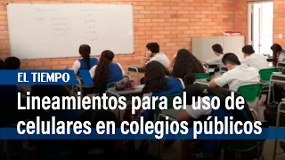 Lineamientos para el uso de celulares en colegios públicos | El Tiempo